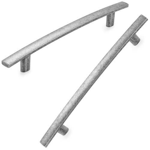 KOOFIZO 10 Pack 5 in Antique Iron Cabinet Pulls, Iron Drawer Handles 1961 - color: Antique Iron, size: 5" CC