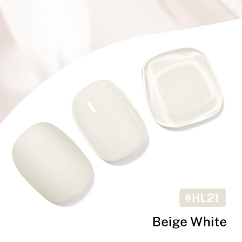 OpenLive 16.5ml Beige White Nail Polish Large Volume Quick Dry Nail Polish - color: Beige White