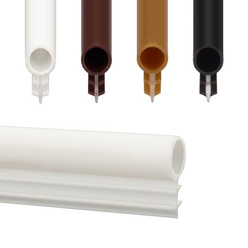 Window Weatherstrip Seal 1/4" Bulb Bubble Kerf Mount Gasket (17', White) - color: White, size: 17 Feet