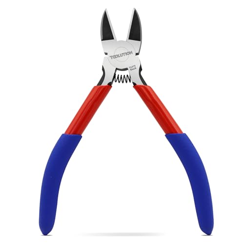 5" Small Wire Cutters Diagonal Cutting Pliers Flush Cutter - color: 5"- 1 Pack