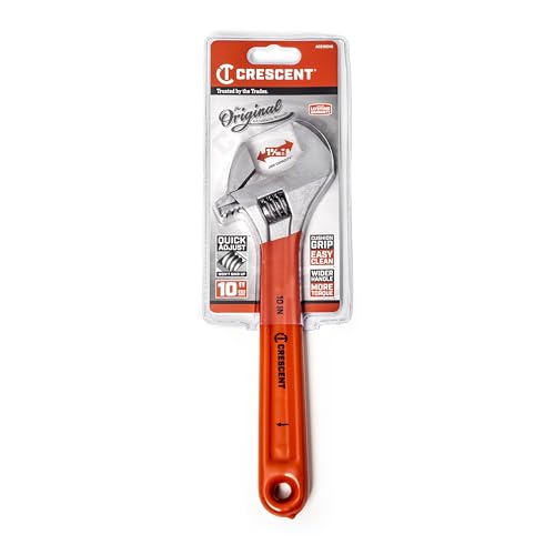 Crescent 10" Adjustable Cushion Grip Wrench | AC210CVS - size: 10 inch