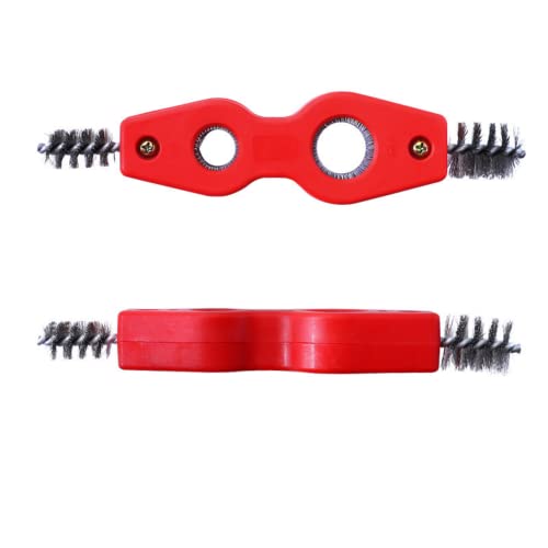 Saim 4 in 1 Copper Tubing Brush, 1/2 in and 3/4 in Copper Pipe Cleanerr
