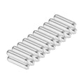 PATIKIL 50pcs Dowel Pins M1.5 x 6mm Stainless Steel Round Chamfered Head Shelf Support Peg Pin Rod for Support Shelves Furniture Device - size: M1.5 x 6mm