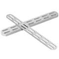 4 Pack 11-5/8" x 1-1/2" Slotted Flat Mending Plate Bracket for 2x2 Wood