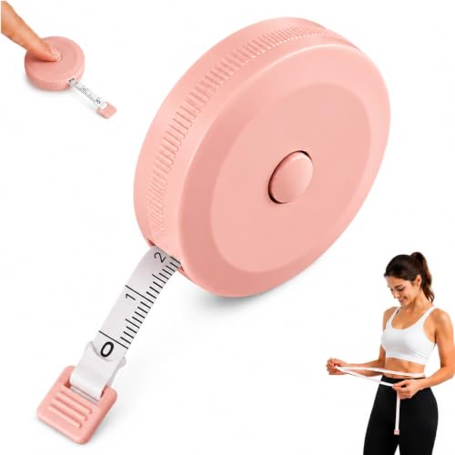 Soft Tape Measure 1pc, 2x0.5in Retractable Cloth Ruler for Sewing - color: random color