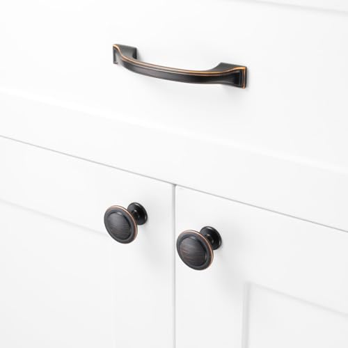 5 Inch Oil Rubbed Bronze Cabinet Pulls Arch Handles 10 Pack P2409 - color: Oil Rubbed Bronze, size: 5" Hole Centers-10 Pcs