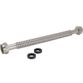 Eastman 12 Inch WaterFlex Water Heater Connector, 1 Inch FIP x 1 Inch FIP, Stainless Steel Corrugated Water Heater Supply Line, 447512 - size: 12 in. L x 1 in. FIP x 1 in. FIP