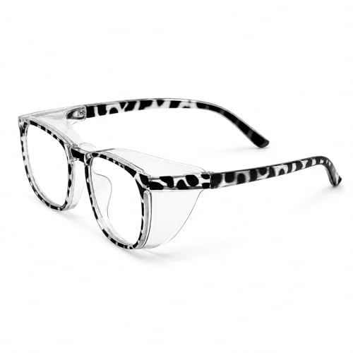 MORK&SUKY Safety Glasses, Stylish Goggles With No Fog Lense, Alternatives To Regular Protective Eyewear For Lab and Nursing. - color: Tortoise
