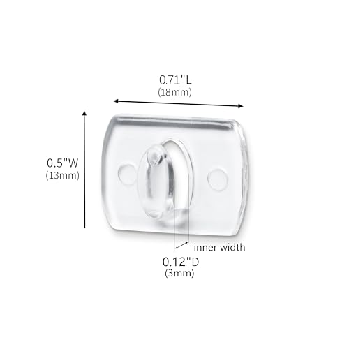 Clear Indoor Mini Light Clips, 240 clips+300 strips, Damage-Free Wall Hooks - size: Mini-240 PCS