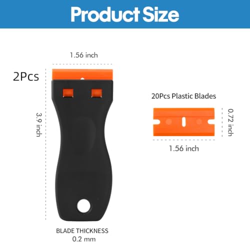 3D Printer Scraper Tool -22Pcs Plastic Scraper Kit for Scratch-Free Removal - style: 2 Plastic Scraper