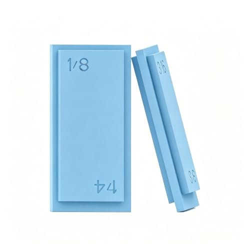 4-in-1 Trim Reveal Tool - 1/8", 3/16", 1/4", 3/8" Carpentry Tools for Marking Gauge Door Carpentry & Woodworking Accessories for Accurate Jamb Marking(LightBlue) - size: 4in1 LightBlue