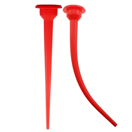 2PCS 30cm Reusable Red Plastic Caulking Extension Nozzle Applicator for Kitchen Bathroom Water Tank Door Windows Joint Filler Finishing