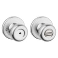 Kwikset 93001-927 Tylo Privacy Bed/Bath Knob in Satin Chrome - color: Satin Chrome, size: 1 Pack
