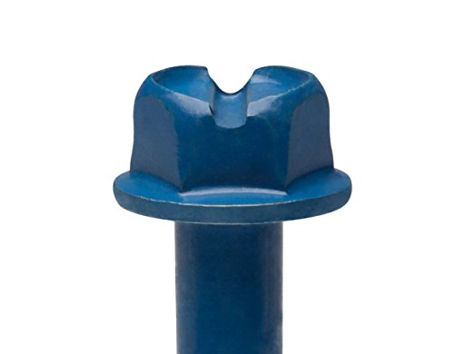 CONFAST 1/4" x 6" Hex Head Concrete Screw Anchor with Drill Bit for Anchoring to Masonry, Block or Brick (100 per Box) - size: 1/4" x 6"