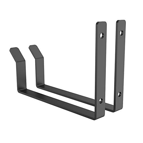 FLEXIMOUNTS 2 Pack Add-On Storage Utility Hooks, Black - color: Black
