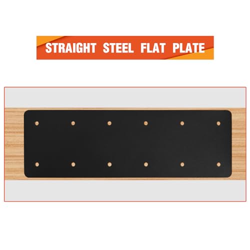 Straight Steel Plate 4PCS,15.7"x5" Mending Plate for Repair Framing - style: I Shape(15.7X5)