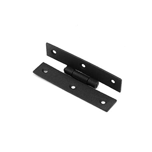 Renovators Supply Flush Mount Cabinet Hinges - Wrought Iron H Hinges for Cabinet Doors - Heavy Duty Cabinet Door Hinges - Kitchen Cupboard Hinges - Colonial Hinges for Home Improvement - Pack of 40 - size: Pack of 40