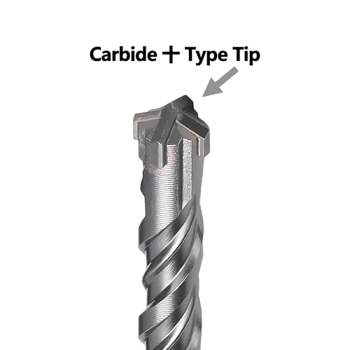 5/8 x 31 SDS Max Rotary Hammer Drill Bit, 16x800mm Masonry Drill Bit | Carbide Tip Concrete Drill Bit for Masonry, Brick, Stone, Concrete - size: 16mm ( 5/8 in ) Diameter, style: Length :800mm / 31 inch