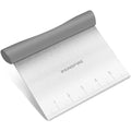 Multi-Purpose Stainless Steel Bench Scraper Dough Blender & Pastry Cutter - color: Gray