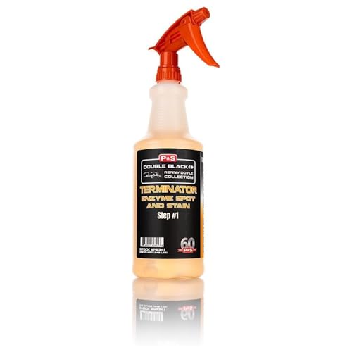 P & S PROFESSIONAL DETAIL PRODUCTS Terminator Enzyme Spot & Stain Remover – Professional Upholstery & Carpet Cleaner, Eliminates Grease, Dirt, Protein-Based Stains, Fresh Scent - 32 Oz. - size: 32 Fl Oz (Pack of 1)