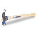 VAUGHAN California Framing Hammer, 19 Oz Milled Face, Assembled in the USA - color: Straight - Long, size: 19 oz