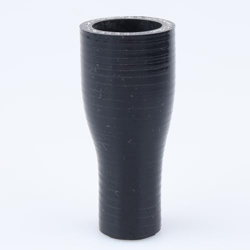 AC PERFORMANCE ID 1" to 1/2" Straight Silicone Hose Reducer Black - color: Black, size: ID 1" to 1/2" (25mm to 13mm)
