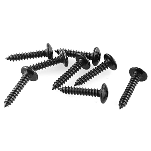 DGZZI Hanging Speaker Bracket 4PCS Black Wall Mount Iron Hook Hanger Plate Connectors with Mounting Screws for Surround Sound Box Audio Speaker Keyhole Hanger