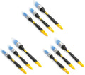 Bates- Trim Paint Brush, 3 pcs, 5/8”, 3/4” and 1” (Pack of 3) - color: Yellow-black, size: 5/8”, 3/4”, 1” (Pack of 3)