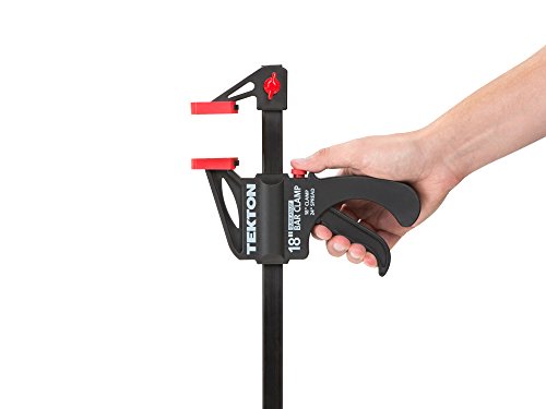 TEKTON 18 Inch Ratchet Bar Clamp / 24 Inch Spreader | 39183 - size: 18 in. / 24 in., style: Single Clamp