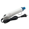 Heat Gun, Mini Hot Air Gun for DIY Crafts Embossing Shrink Wrap, White - color: White