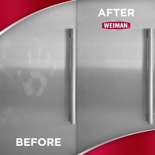 Weiman Stainless Steel Cleaning Wipes [2 Pack] Removes Fingerprints, Residue, Water Marks and Grease From Appliances - Works Great on Refrigerators, Dishwashers, Ovens, Grills and More - style: 30 Count (Pack of 2)