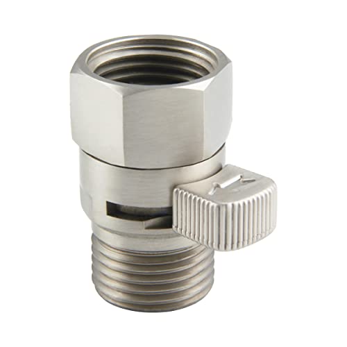 APLusee Shower Head Flow Restrictor for Bathroom Shower, Brushed Nickel - color: Brushed Nickel