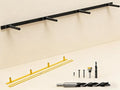 Hidden Shelf Brackets ， Floating Shelf Bracket ，driling Kit+Router Kit， 53 inch - size: 53 Inch - With Drilling Kit + Router Kit