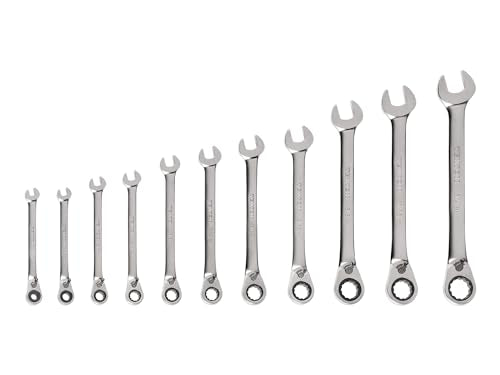 TEKTON Reversible Ratcheting Combination Wrench Set, 11-Piece | WRC94000 - size: 11-Piece (1/4-3/4 in.), style: No Storage