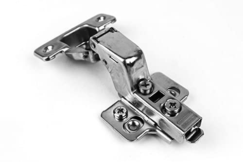 Berta 2-Pack Inset Frameless Soft Close Hinges – 110° 3D Adjustable, Clip-On Concealed European Hinges with Screws for Kitchen, Bathroom, Closet Cabinets – Ideal for Modern Cabinets - size: 2 Pieces