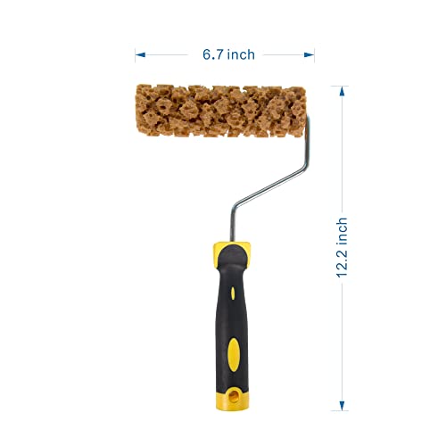 Hanroy 6" Sea Sponge Roller - Texture Paint for Walls, Faux Finish - color: M60