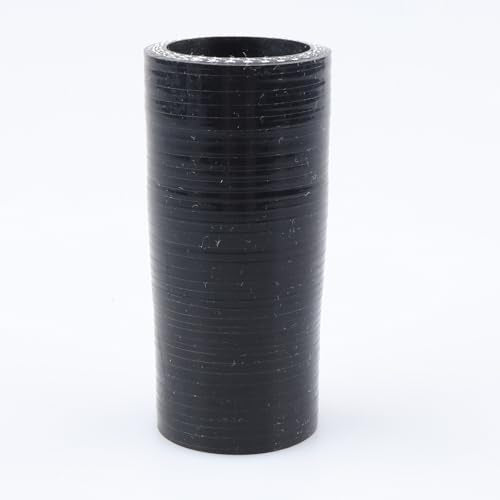 AC PERFORMANCE ID 1-1/8" to 1" Straight Silicone Hose Reducer Black - color: Black, size: ID 1-1/8" to 1" (28mm to 25mm)