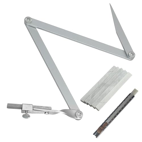 Up to 24" Contour Radius Marker, Curve O Mark with 5 Soapstone ＆ Holder