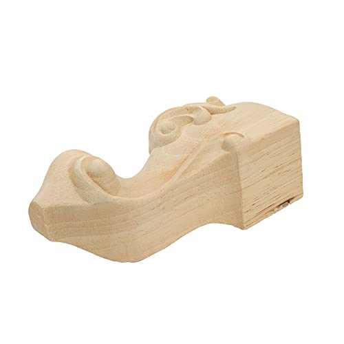 6" Height Unfinished Solid Wood Furniture Leg Replacement for Sofa