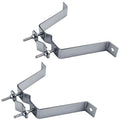 4” Heavy-Duty Wall Mount Pair with Brackets & Lag Bolts for TV Antenna Mast | 2 pack