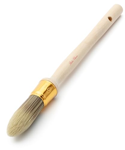 Bates- Trim Brush, 0.75 Inch, Edge Painting Tool, Trim Paint Brushes, Trimmer Edger, Trim Brush - color: Wood Handle, size: 0.75 inch, 1 Pack