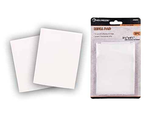 ROLLINGDOG 2PC 4Inch Refill Pad 4" Paint Edger Paint Pad - color: 2PCS Refill 4" Paint Edger Paint Pad