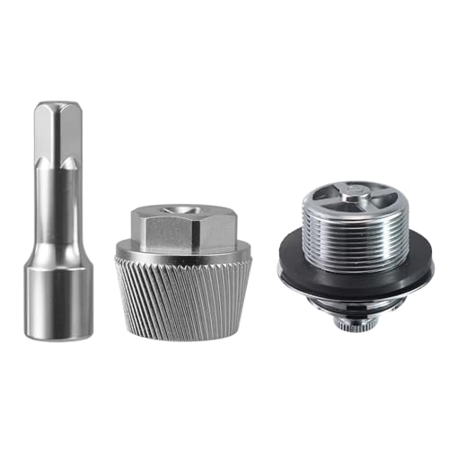 1.5 Inch Tub Drain Extractor Tool 05255 with Lift-n-Turn Drain Stopper - color: Silver, size: Tub Drain Kit