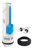 Toilet Flush Valve Replacement Kit 2 Inch Universal Water-Saving Toilet Repair Kit with Gasket and Bolts for Two Piece Dual Flush Valve White