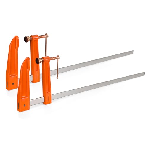 Jorgensen 48-Inch Deep-Reach Throat Bar Clamps, 9" Throat Depth, 2-Pack - size: 48-Inch