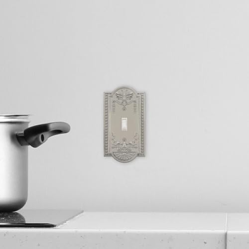 Nostalgic Warehouse Meadows Switch Plate with Single Toggle in Polished Brass - color: Polished Brass, size: Single Toggle