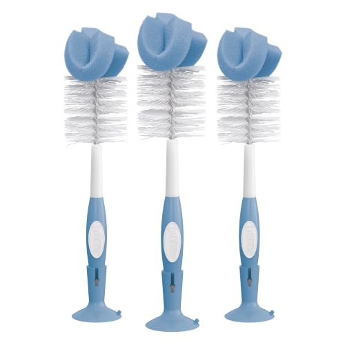 Dr. Brown's Bottle Brush, Blue, 3-Pack - color: Blue Bottle Brush, size: 3-Pack