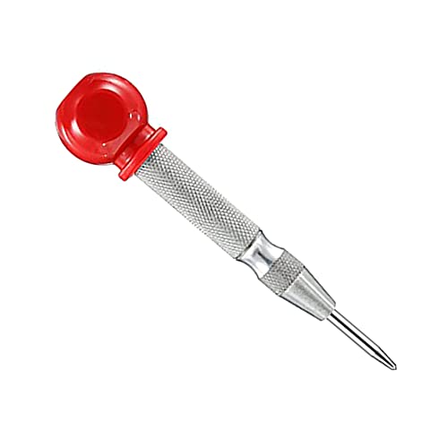Mechanical Carpenter Pencils Set with Marker Refills and Carbide Scriber Tool, Solid Deep Hole Woodworking Pencils Marker Marking Tools with Built in Sharpener for Architect Construction - A