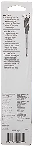 IRWIN SPEEDBOR Tri Flute Wood Drill Bit 1-1/4" X 6"(3041009) - size: Pack of 1, style: 1-1/4-Inch Bit