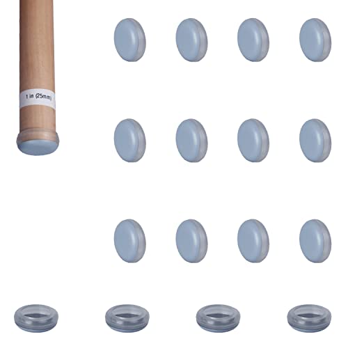 Sliders Pads for Round Furniture Legs(1 inch(25mm),16 Pack),Table/Chair/Cabinet/Sofa Glides,Protect The Floor by Sliding Like Magic,Suitable for Carpet, Wood & Ceramic Tile Floor,etc Blue-Gray - size: 1 inch(25mm) Round